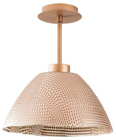 Candeeiro Chandelier Bornova – Cobre – Diâmetro 30 cm, Altura 32 cm