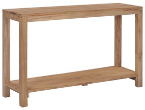 Mesa consola 120x35x75 cm madeira de teca maciça