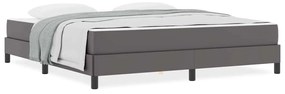 Cama Outros Cinzeto 180 x 200 cm Couro sintético
