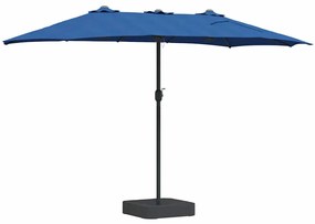 Guarda-sol de Jardim Azul 385 x 209 x 244 cm tecido