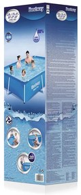 Piscina Steel Pro com estrutura de aço 259x170x61 cm 56403