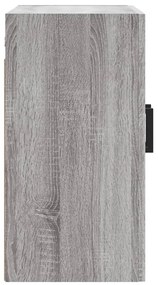 Armário de parede 60x31x60 cm derivados madeira cinzento sonoma