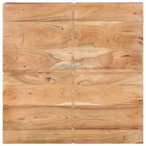 Mesa de centro 80x80x28 cm madeira de acácia maciça