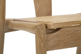 Cadeira Japan - Set 2 Peças – 56x53x76 cm – Madeira e Rattan – Design