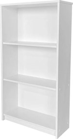 Estante “Milla” — 58x23x106 cm — Design Moderno em Branco com Pratelei