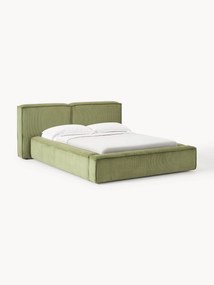 Corduroy Upholstered Bed Lennon with Storage Space
