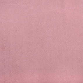 Sofá-cama com colchão 80x200 cm veludo rosa