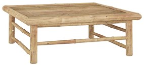 Mesa de jardim 65 x 65 x 30 cm bambu