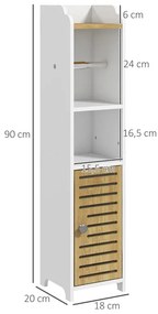 Armário de Apoio Tribale para Casa de Banho - Design Nórdico