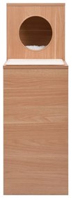 Casa para gatos com tapete arranhador sisal 100 cm