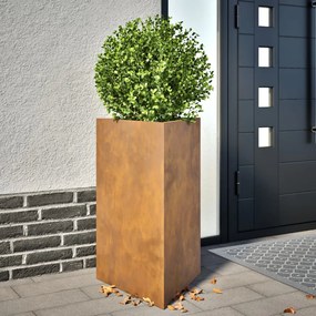 Garden Planter Triangular aço resistente às intempéries