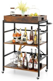 Conjunto de 4 cadeiras de jantar modernas com encosto inclinado e pernas de metal resistentes - Preto