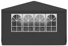 Tenda festas com paredes laterais 4x6m 90g/m² antracite