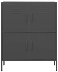 Armário de arrumação aço 80x35x101,5 cm antracite