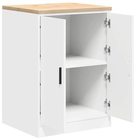 Armário de arrumação de garagem Branco 60x51x85 cm