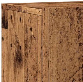 Móveis de parede para TV 2 pcs 80x30x41 cm madeira velha