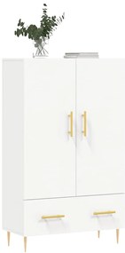Aparador alto 69,5x31x115 cm derivados de madeira branco