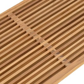 Mesa Lateral do Jardim 110x55x35,5 cm Madeira Maciça Teca