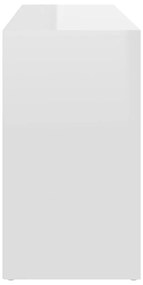 Sapateira 103x30x54,5 cm contraplacado branco brilhante