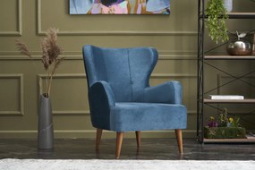 Cadeira Wing Karina – Azul – 73x87x80 cm