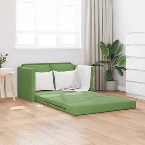 vidaXL Sofá Loveseat Verde Claro Tecido, Madeira 2 Lugares Sofá Loveseat