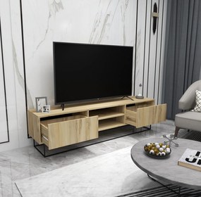 Móvel TV Escape – Felt Black – 180 cm x 50 cm x 40 cm