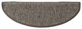 Tapetes escada adesivos aspeto sisal 15 pcs bege/castanho