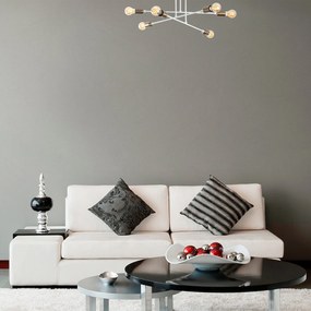 Candeeiro de Teto Fleur – Branco – 66 x 66 cm