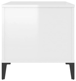 Mesa centro 90x44,5x45 cm derivados de madeira branco brilhante