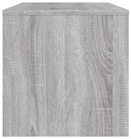 Móvel de TV 120x34x37 cm derivados de madeira cinzento sonoma