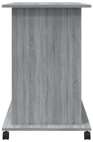 Mesa computador 80x50x75 cm derivados madeira sonoma cinza