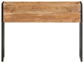 Vaso/floreira 90x20x68 cm madeira de acácia maciça