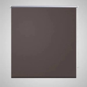 240171 vidaXL Estore de rolo 140 x 230 cm, Café
