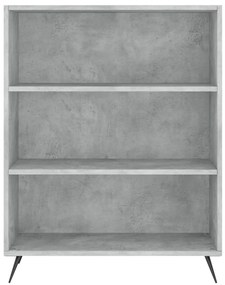 Armário alto 69,5x34x180 cm derivados de madeira cinza cimento