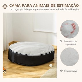 PawHut Cama para Cães e Gatos Lavável com Capa Removível Almofada para