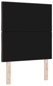 Cabeceira LED vidaXL Design de Blocos de Diamante Castanho Escuro 80 c