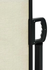 Toldo lateral retrátil 160x500 cm cor creme