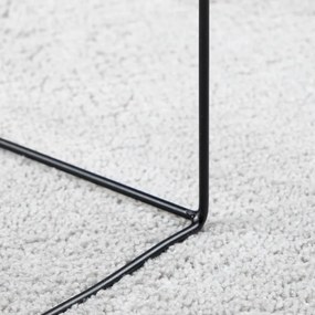 Tapete de pelo curto OVIEDO Ø 120 cm cinzento