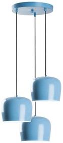 Candeeiro Suspenso Yozgat – Azul Claro – Ø45 cm