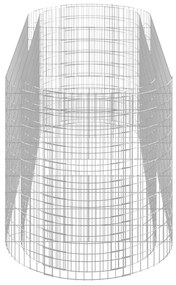 Canteiro elevado/cesto gabião 300x100x100 cm ferro galvanizado
