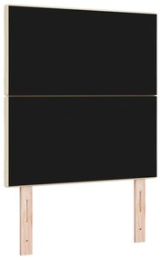 Cabeceira vidaXL Design Blocos de Diamante Creme 80 cm Tecido, Cabecei