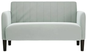 Sofá-luvas 109 cm veludo cinzento-claro