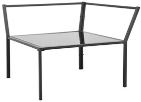 5 pcs conjunto lounge jardim + almofadões alumínio cinza-escuro