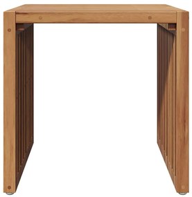 Mesa Lateral de Jardim 45x42,5x45 cm Madeira Sólida de Teca
