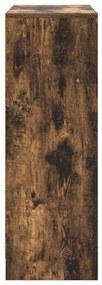 Aparador c/ gavetas e portas 73x31x90 cm carvalho fumado