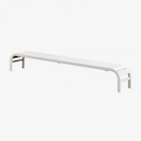 Mesa Auxiliar Para Espreguiçadeira Em Aço Marietta Gardénia Branco - Sklum