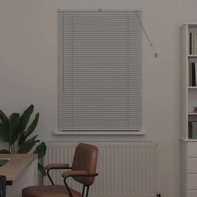 Persiana de Janela com cortinas Outros Manual Branco 80 x 130 cm Alumí