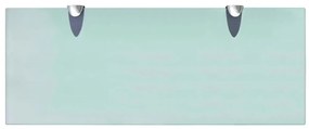 Prateleiras flutuantes 2 pcs vidro 50x20 cm 8 mm