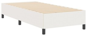 Cama vidaXL Creme 90x200 cm em Tecido Corduroy