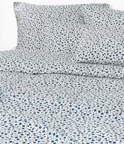 Capa de edredão em algodão lavado com padrão floral Nolana